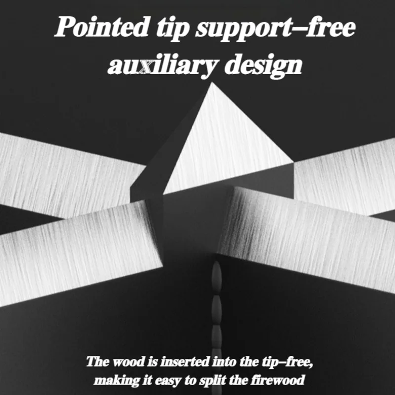 Séparateurs de bûches en acier à haute teneur en carbone, Machine à découper le bois tranchant et ferme, outils électriques de jardin professionnels durables