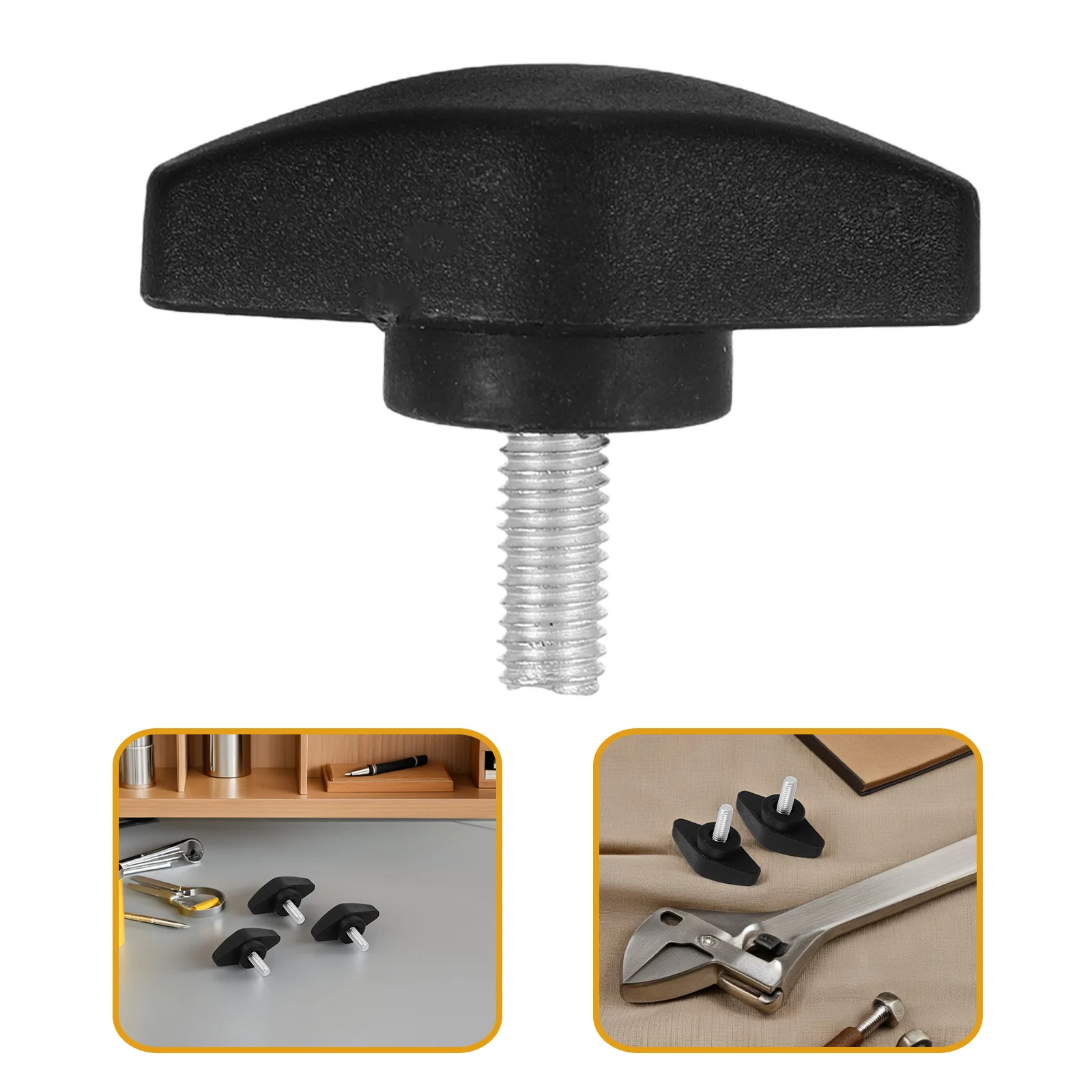 

50Pcs Microphone Stand Thumb Screws T Knob Plastic T-Handle Clamping Screws for Studio Vocal Stage Conference Adjustable Rod