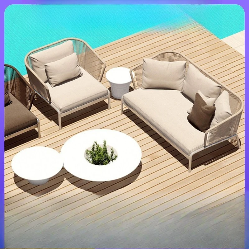 Divano da esterno nordico personalizzabile