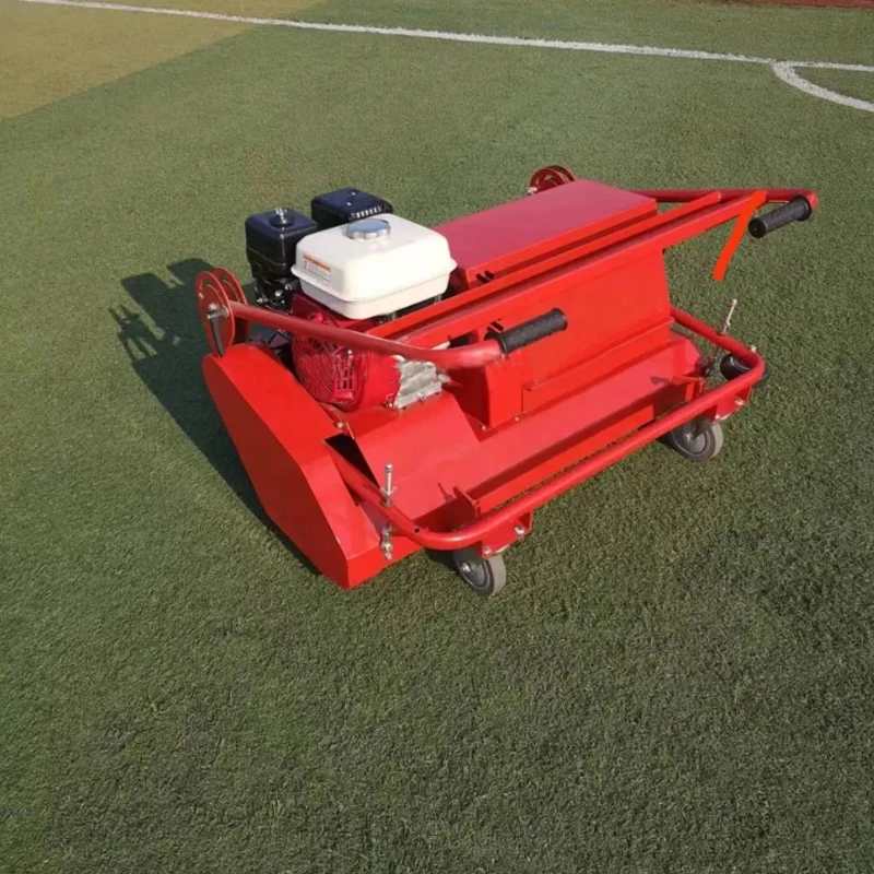 Self-Propelled Artificial Grass Sweeper with Grass Clippings Bucket Convenient Lawn Cleaning Tools Deposit Price Is