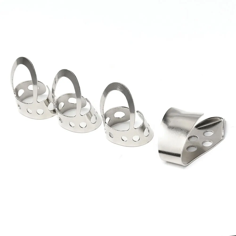 1 مجموعة 1 مجموعة النحاس البانجو يختار المعادن فنجر يختار ل الغيتار القيثارة قابل للتعديل الإبهام اختيار مريح دائم أداة عزف موسيقى #5