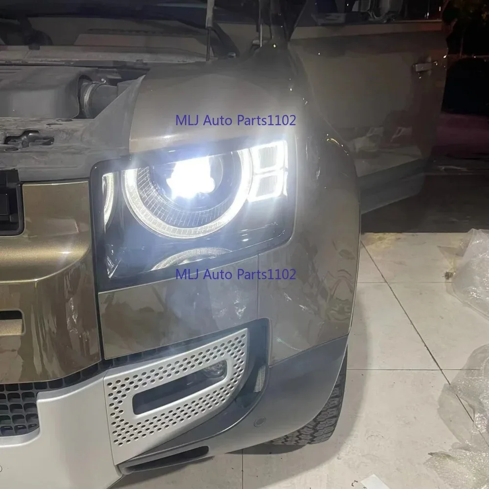 for 2020 2021 2022 Land Rover Defender 10X White Daytime Running Light Boards LED Headlight DRL CML-G5M3 5120-1 - Image 5