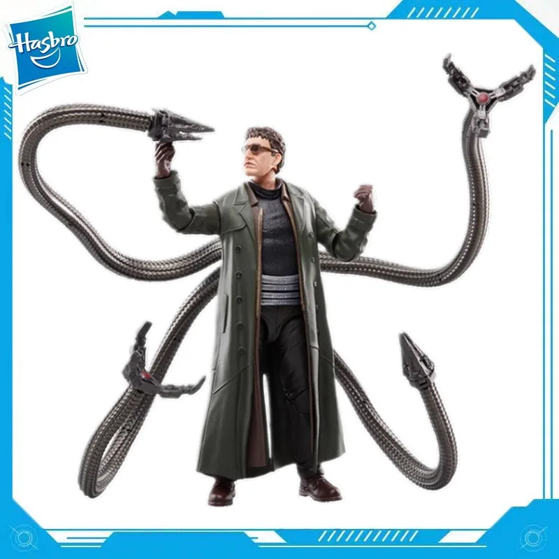 Genuine Hasbro Marvel Legends Series Spider Man 2 No Homecoming Doctor Octopus Otto PVC 15CM Action Figure Hand Model Gift Toy