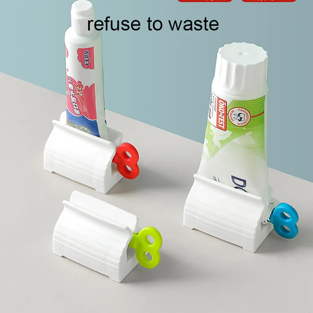 

Manual Toothpaste Squeezer Tube Roller Dispenser Bathroom Easy Press Toothpaste Holder Household Saver Tool