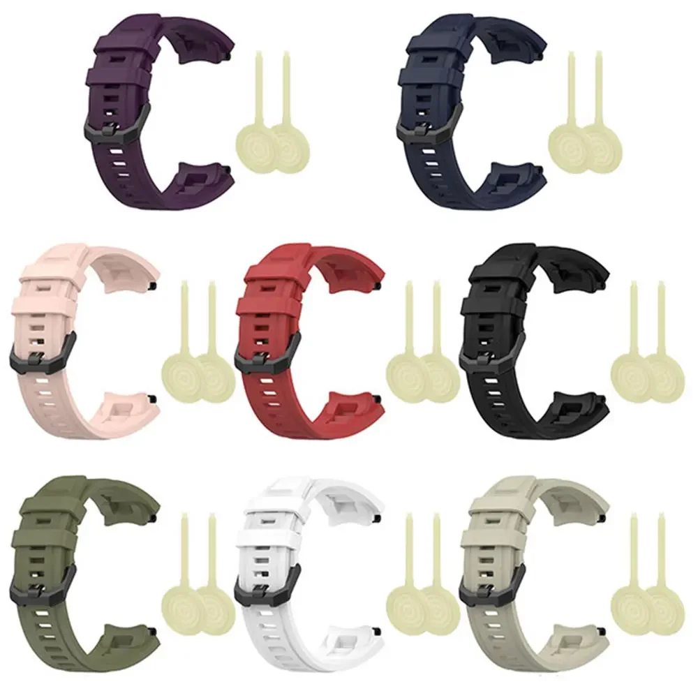 Cinturino Onetuo Per Amazfit T-Rex 2 | Ibrido Pelle E Silicone, Con Sgancio Rapido, Regolabile 135-210 Mm