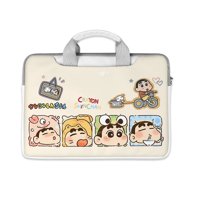 

Аниме периферийный карандаш Шин Чан сумка для ноутбука милый большой емкости органайзер для планшета мультяшная сумка чехол для ноутбука 12 дюймов 13 14 дюймов 16 дюймов