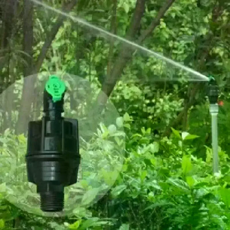 Garden Irrigation Sprinkler 360° Rotating Adjustable 1/2 Inch Nozzle for Outdoor Yard Grass Watering Use