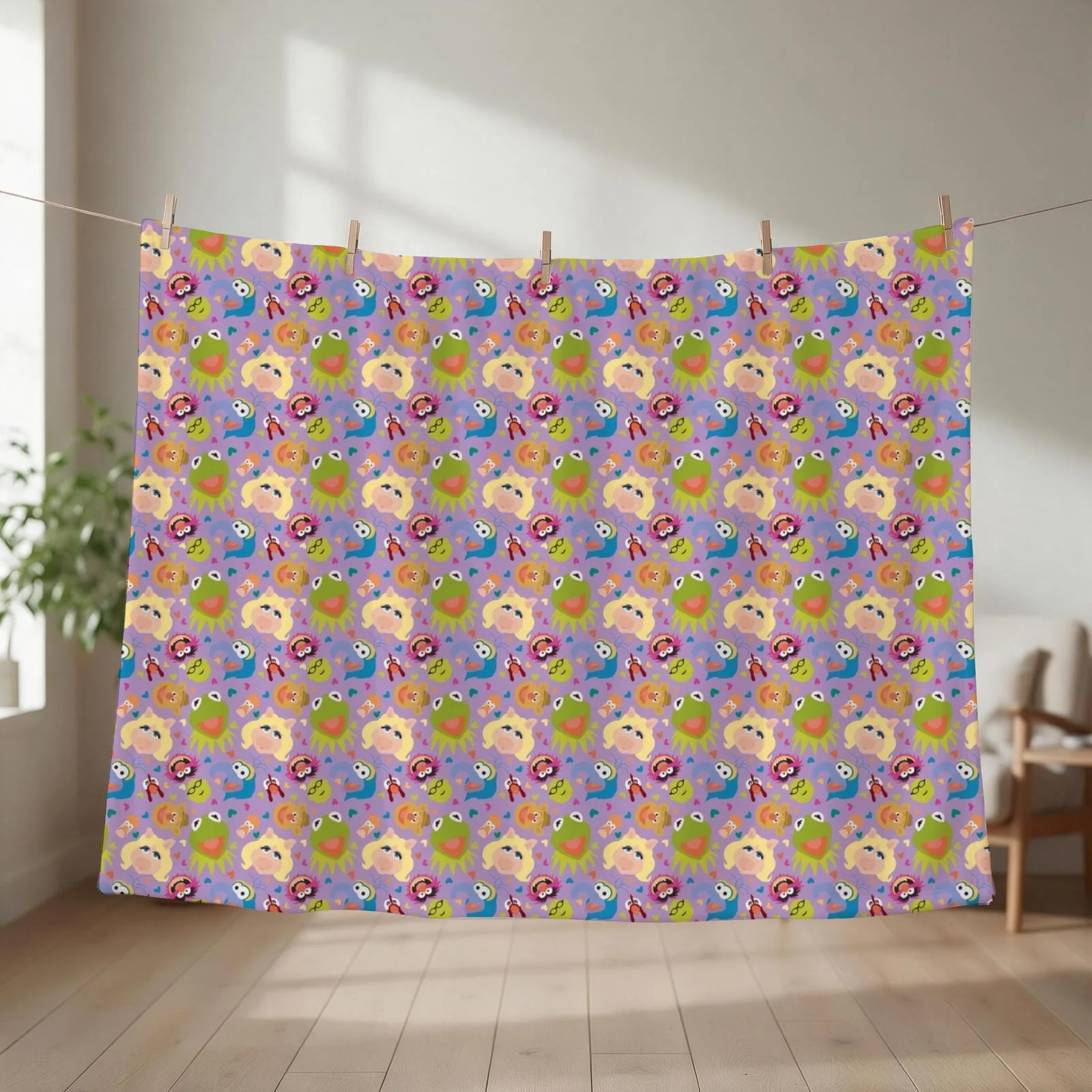 muppetmania Throw Blanket Hair Winter beds Summer Beddings Luxury Throw Blankets