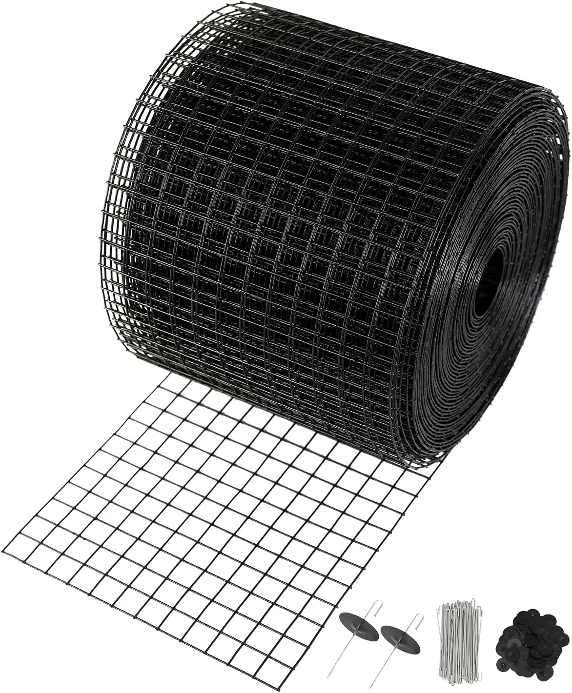 

6inch x 100ft critter guard roll,Solar Panel Guard with Rust-Proof PVC Coating, 1/2 inch Wire Roll Mesh ,Solar Panel Bird Guard