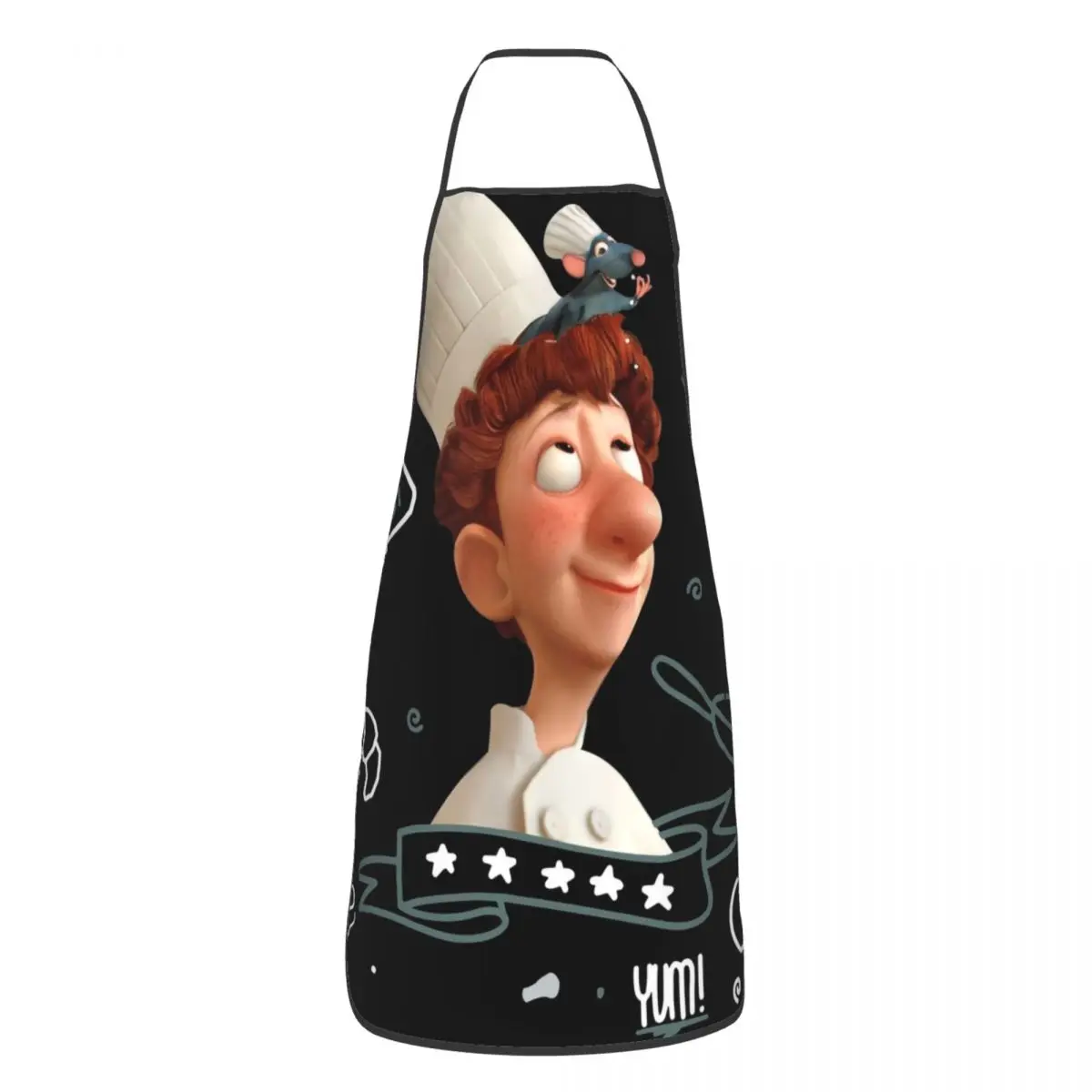 Custom Bib Ratatouille Remy And Linguini Aprons Men Women Adult Chef Cooking Kitchen Anyone Can Cook Tablier Cuisine Gardening