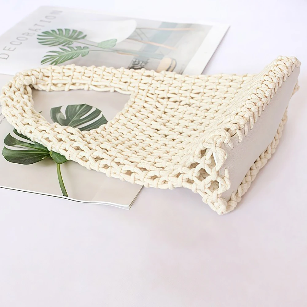 Handtas, visnettas, multifunctionele vrijetijdsreis strandtas in effen kleur, geschikt voor vakantie en reizen.zwq