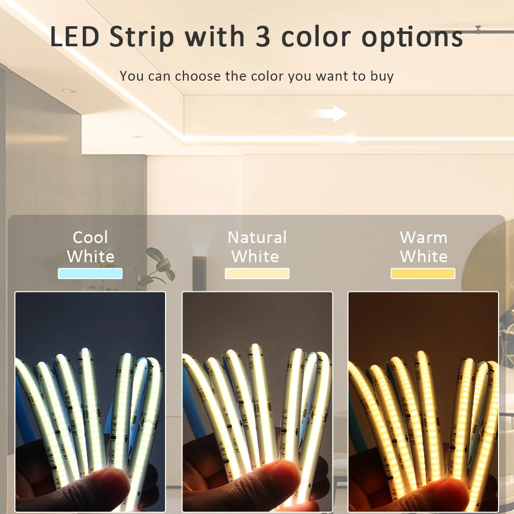 Imagem -06 - Cob ic Correndo Água Fluindo Luz de Tira Led Ws2811 Pixel dc 24v Fita Flexível on Off Switch Sync Controle Horse Race Tape Lamp