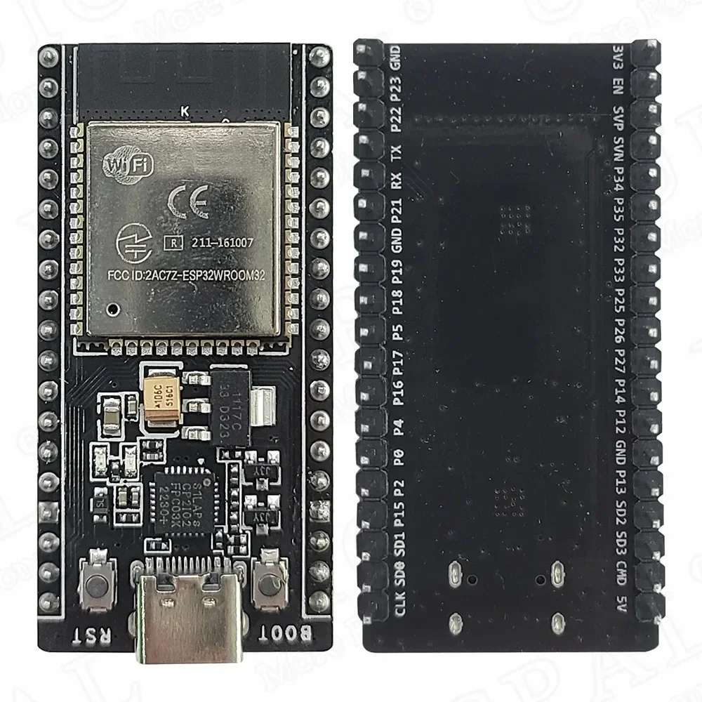 ESP32 38PIN Expansion Board With CP2102 38PIN TypeC Micro Development Board 2.4G WIFI BT Module Low Power Dual Core ESPWROOM32