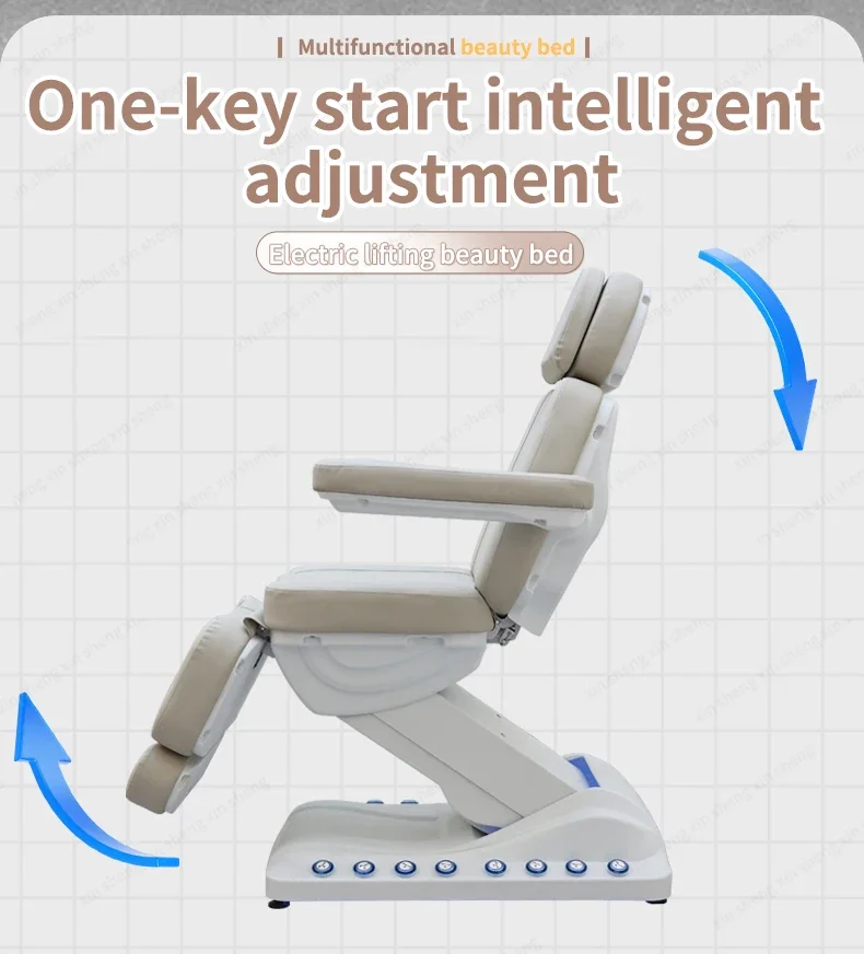 XinSheng Elektrisches Schönheitspflegebett Gesichtshydrotherapiestuhl Haartransplantationsstühle Medizinische Betten Massagetisch SPA-Möbel – Detail 7