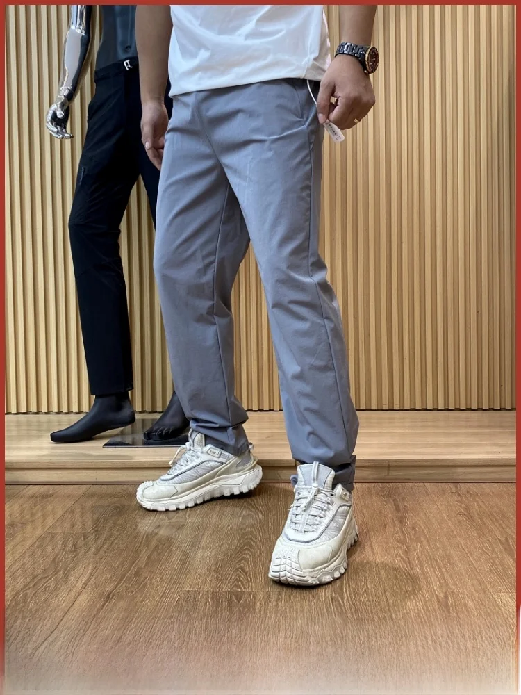 

Outdoor Sports Series Men's Casual Straight Leg Elastic Breathable Long Pants Spring Autumn Faionable Commuter Versatile