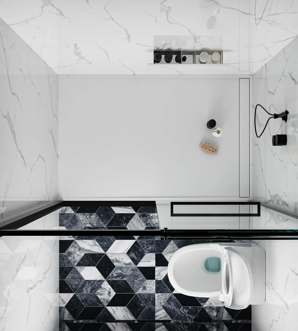 

High Quality European Style Square Artificial Stone Anti-slip Bathroom Shower Tray Modern Design Shower Base