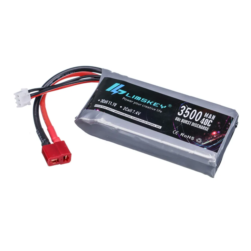 7.4V 3500mAh Lipo Battery For Wltoys 144001 12428 12423 RC Car Upgrade part 2s 7.4v Battery For feiyue 03 Q39