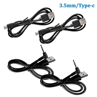 1/2/4PCS 3.5mm/Type-C EJEAS V6 PRO V4 PLUS Motorcycle Helmet Accessories USB Charge Cable for Vnetphone V6/V4 Bluetooth Intercom