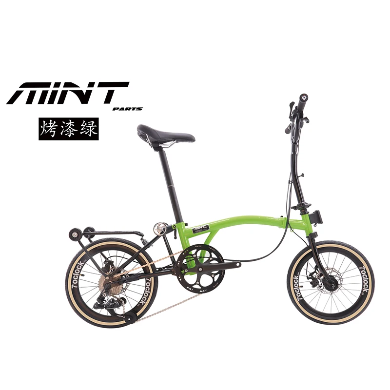 MINT T9D 16-Inch Triple-Folding Bike / Disc Brake 9-Speed Folding