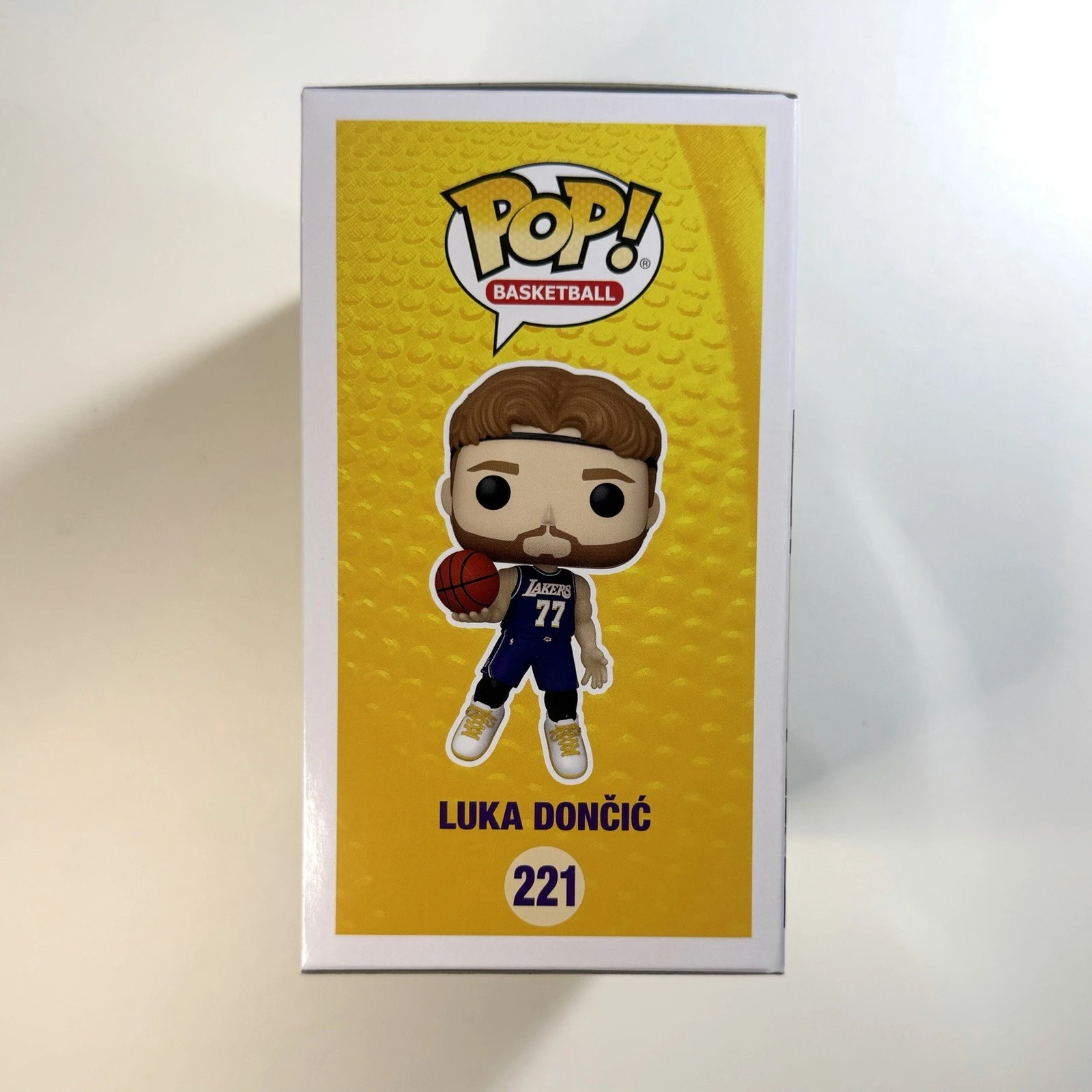 NBA Luka Dončić 2025 Statement Edition Uniform Vinyl Figure Funko Pop 221 Officially Licensed Collectible Desktop Decor Gift