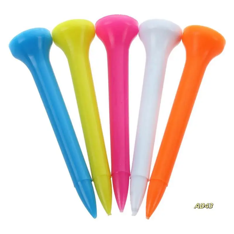 

500 Pcs Golf Tees 54 Mm Plastic Mixed Color