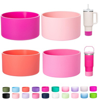 Soft Silicone Cup Sleeve For Stanley 40/30 Oz Universal Non-slip Bottom Cup Base Protective Cover Food Grade Silicone Bottom Cup