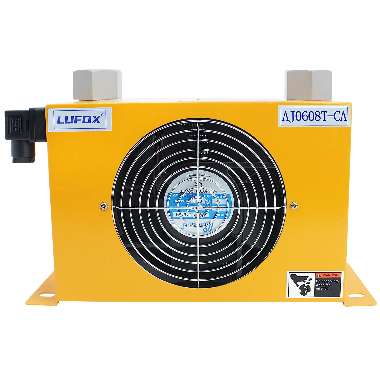 AJ0608T-CA 60L/min Air Cooler Radiator Sheet CNC Machine Tool Hydraulic Oil Reduction High Temperature Oil Fan