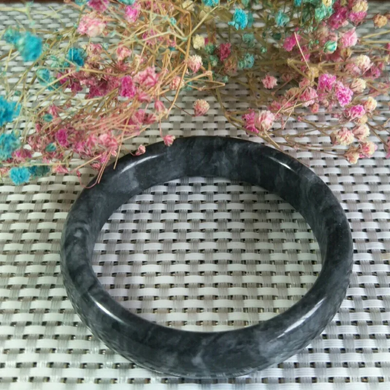 Drop Shipping Wholesale Natural Stone Jade Bangle Jewelry Lucky Exorcise Evil Spirits Auspicious Amulet Bangle Fine Jade Jewelry