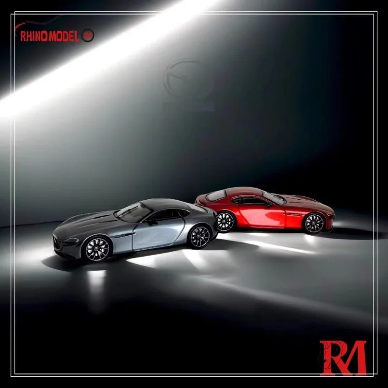 

Литая под давлением RM, масштаб 1:64, концепция Mazda RX-VISION, двухдверная модель автомобиля из сплава, Коллекционная игрушка, подарок, сувенир, украшение для дисплея