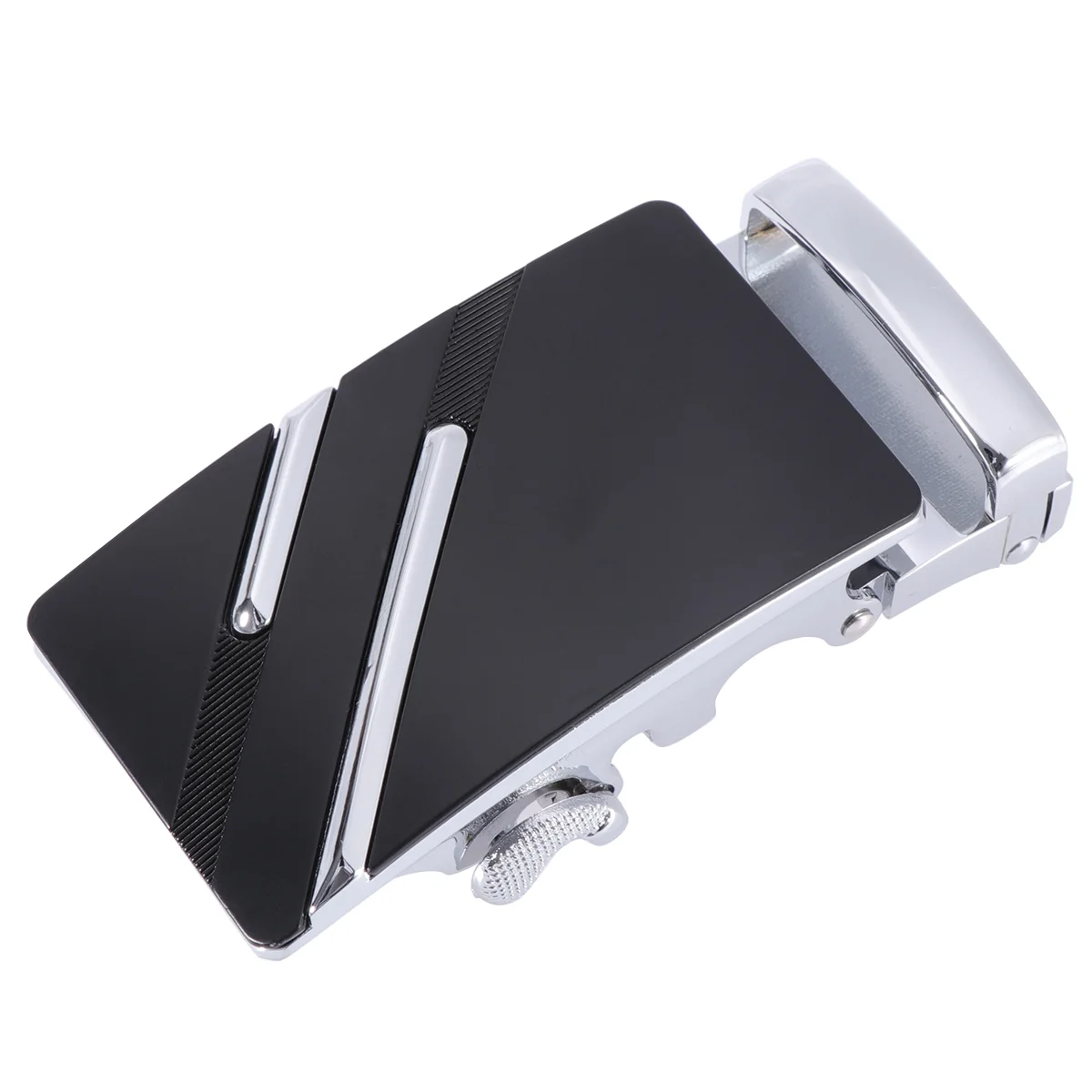 Automatic Belt Buckle for Men 35cm Wide Alloy Ratchet Buckle Scratch Resistant Business Belt Accessory Fits