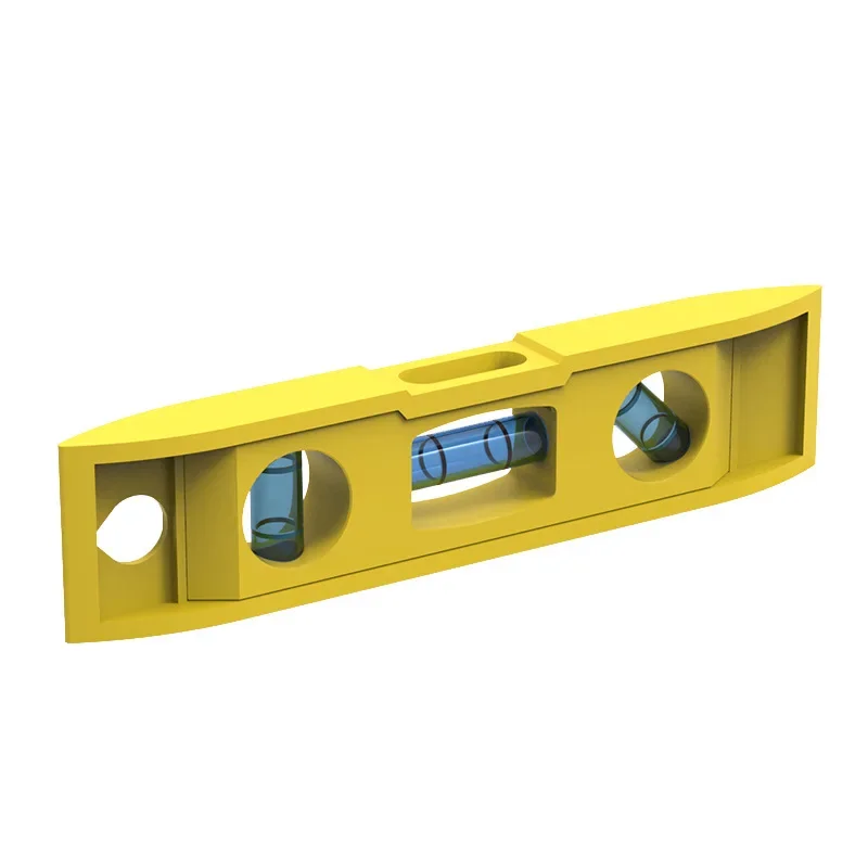 Ini 3 Bubble Level with Keychain High-impact ABS Plastic  Magnetic Gradienter Level Measuring  Durable and Lightweight Ho