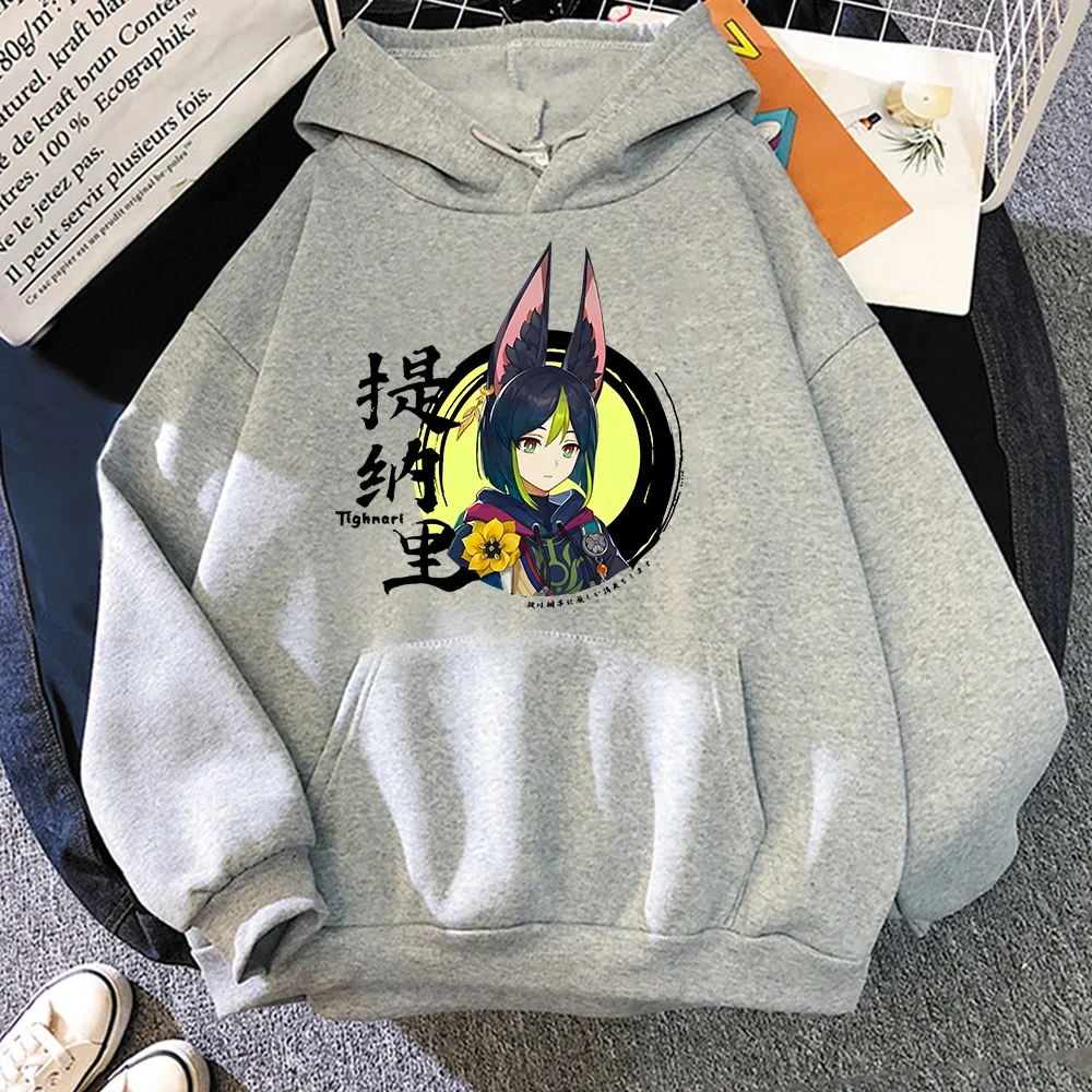 Hot Game Genshin Impact Hoodies Harajuku Aesthetic Women\'s Sweatshirts Casual Long Sleeve Hooded Pullovers Unisex Hoodie Tops