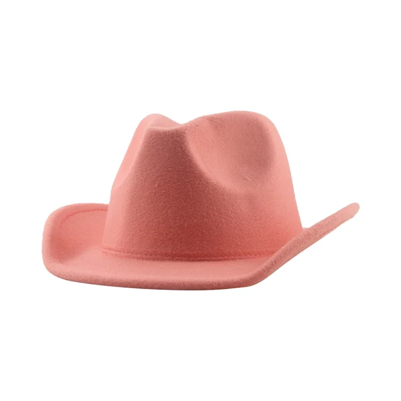 Cowboy Hat Hats for Women Kids Hats Fedora Jazz Caps Wide Brim Jazz Caps Boys Girls 52cm 54cm Panama Western Cowboy Hat Gorras