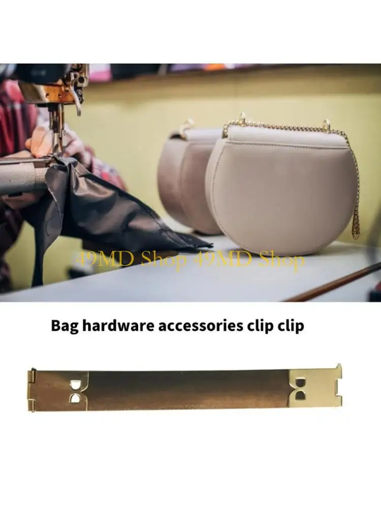 

49MD 10 Pieces Shrapnel Mouth Metal Frame Kiss Clasp For DIY Purse And Bag Handle Replacement Crafting Purse Accesories