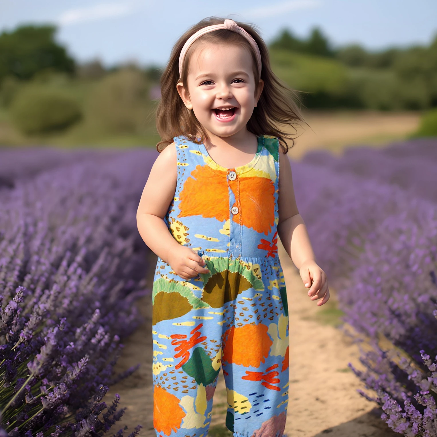 

Sanlutoz Summer Baby Girls Jumpsuits Sleeveless Infants Rompers Cotton Sleeveless