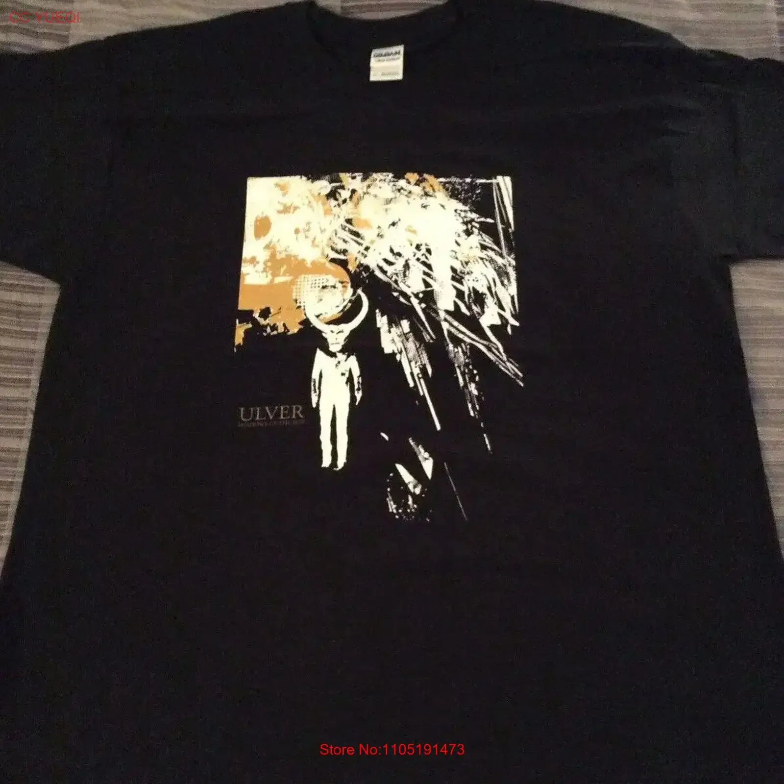 ULVER Shadows Of The T Shirt XL Azarath Chasm Inquisition Urgehal Urfaust vintage lavé étiré confortable doux élégant