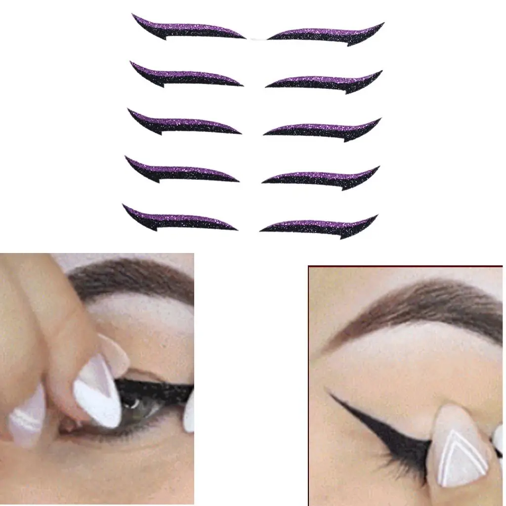 Naklejki do makijażu dla leniwych, taśma do powiek, samoprzylepne naklejki, narzędzie do makijażu