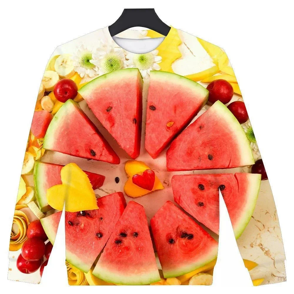 New 3D Printing  cherry Fashion Men Women Tracksuits Crewneck Hip Hop Sweater Plus Size S-7XL Harajuku  Seasons Casual