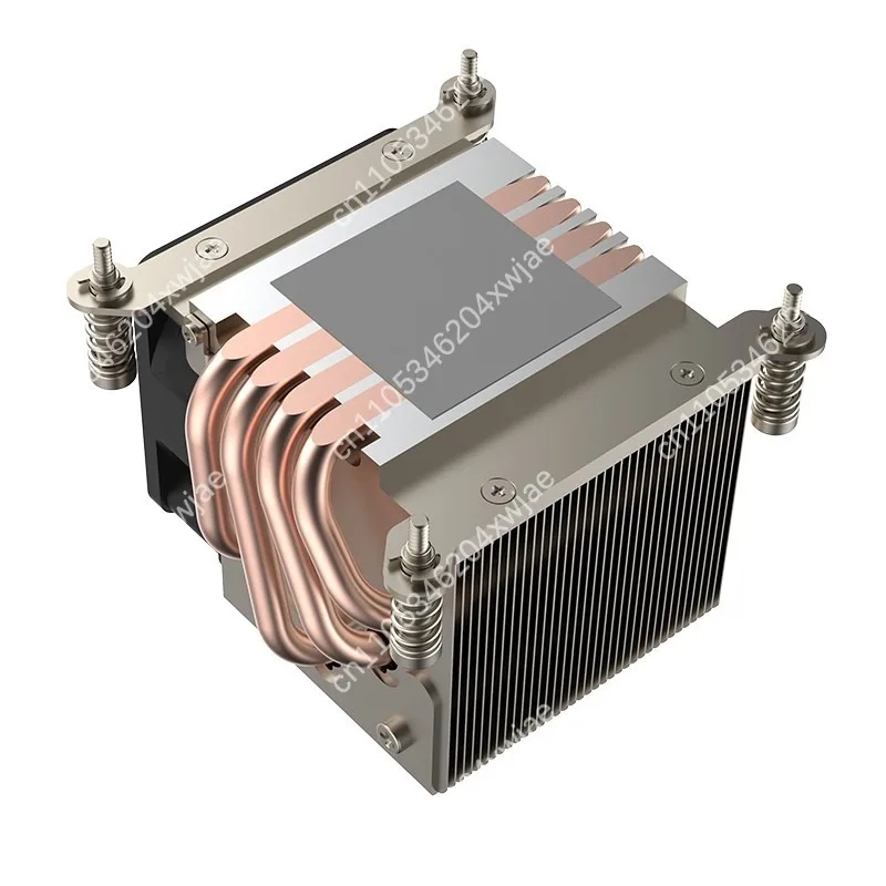 2U Side Blow CPU Cooler LGA 2011 115X 1700 1851 Server Industrial PC Heatsink 4 Heat Pipes PWM 67mm R64 R67