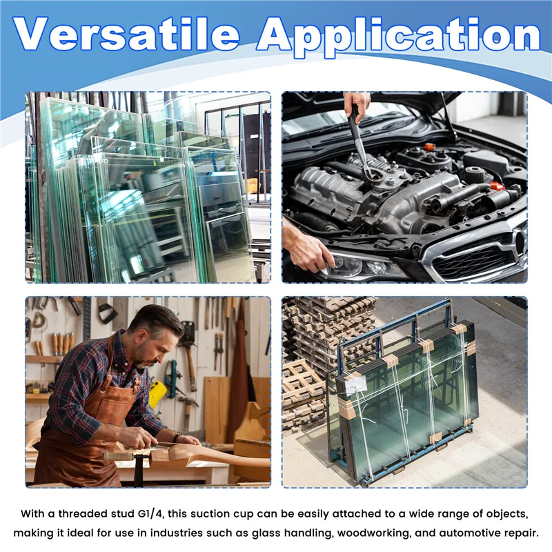 أفضل 3 بوصة G1/4 كوب مكنسة كهربائية مقعرة 75 مم كوب شفط مضخة يدوية شديدة التحمل للسيارة #2