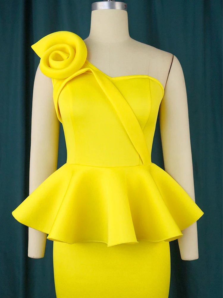 新品 Eaphi peplum frill one piece eaphi peplum frill onepiece