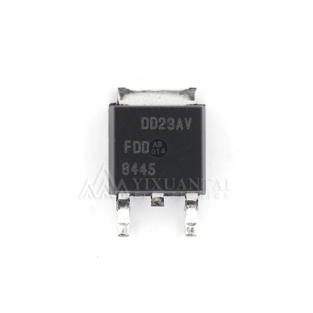 10PCS/LOT NEW Original FDD8445 Marking: FDD 8445 Trans MOSFET N-CH 40V 50A 3-Pin(2+Tab) DPAK T/R TO-252 TO252