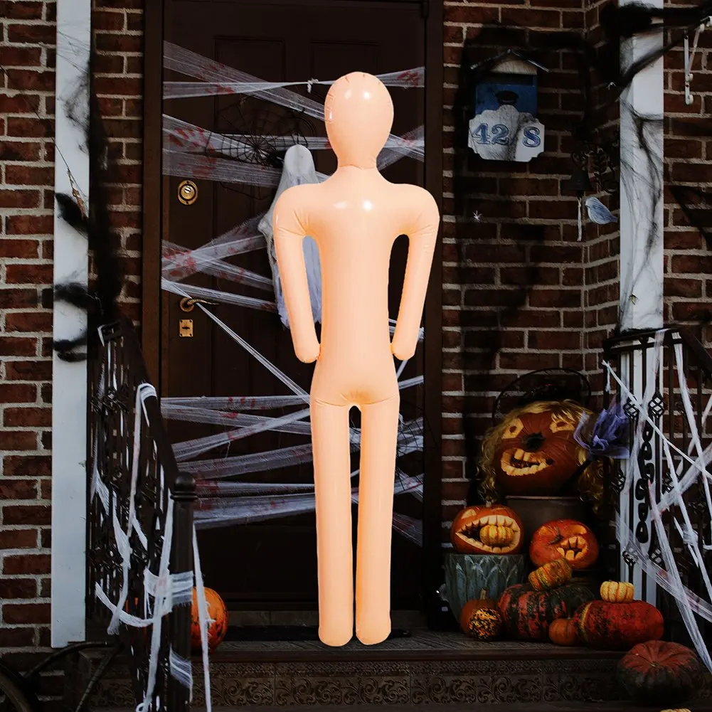 1PC Volle Größe Aufblasbare Körper Mannequin PVC Aufblasbare Mannequin Cosplay 4,9 ft Halloween Kostüm Prop Aufblasbare Dekoration – Detail 1