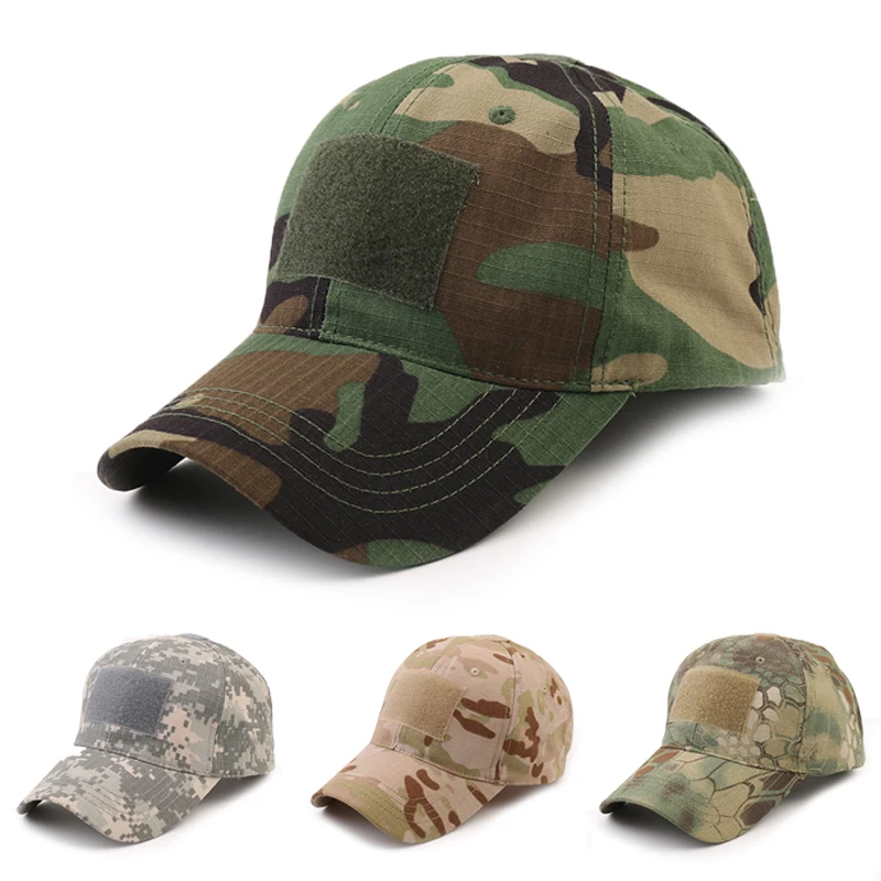 Tactical Hunting Camouflage Cap Mountaineering Hiking Sunscreen Baseball Hat Outdoor Sports Adjustable Duck Tongue Caps