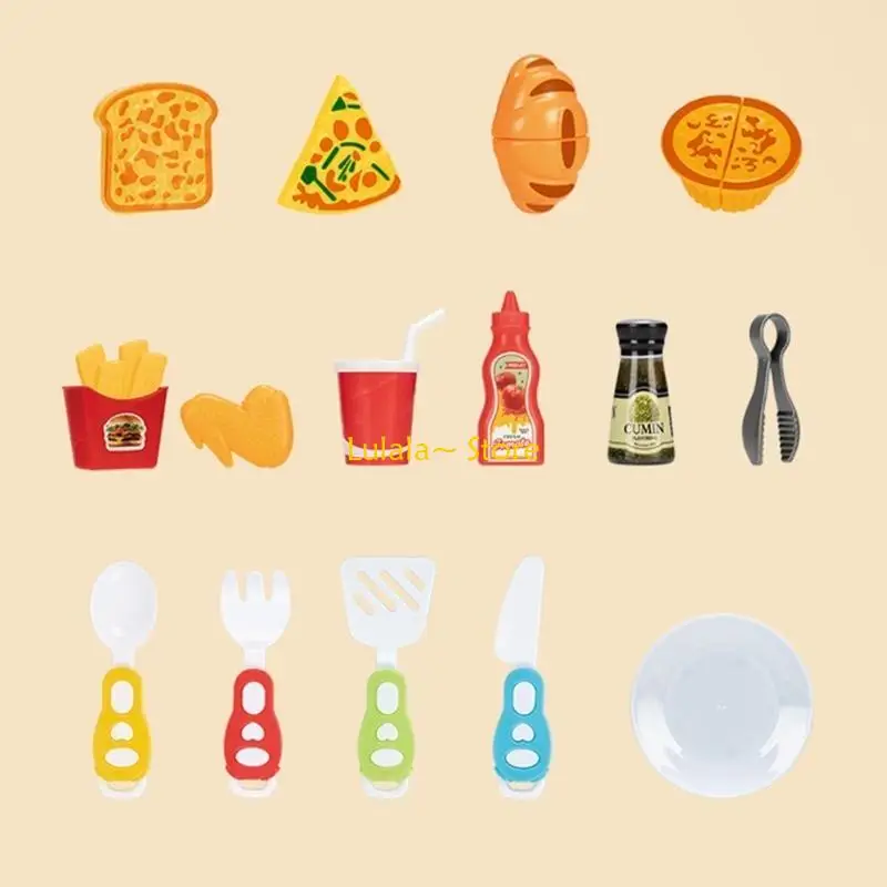 Y4QA Elektrische luchtfriteuse Speelgoed Kookspeelgoed Simulatie Luchtfriteuse Keukenspeelgoed Fijne motoriektraining voor