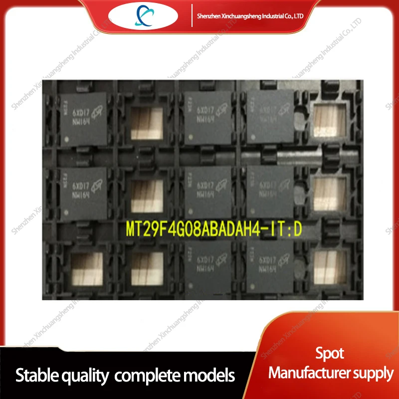 5PCS MT29F4G08ABADAH4-IT:D NW164 FBGA-63 FLASH - NAND Memory IC 4Gbit Parallel 63-VFBGA (9x11)