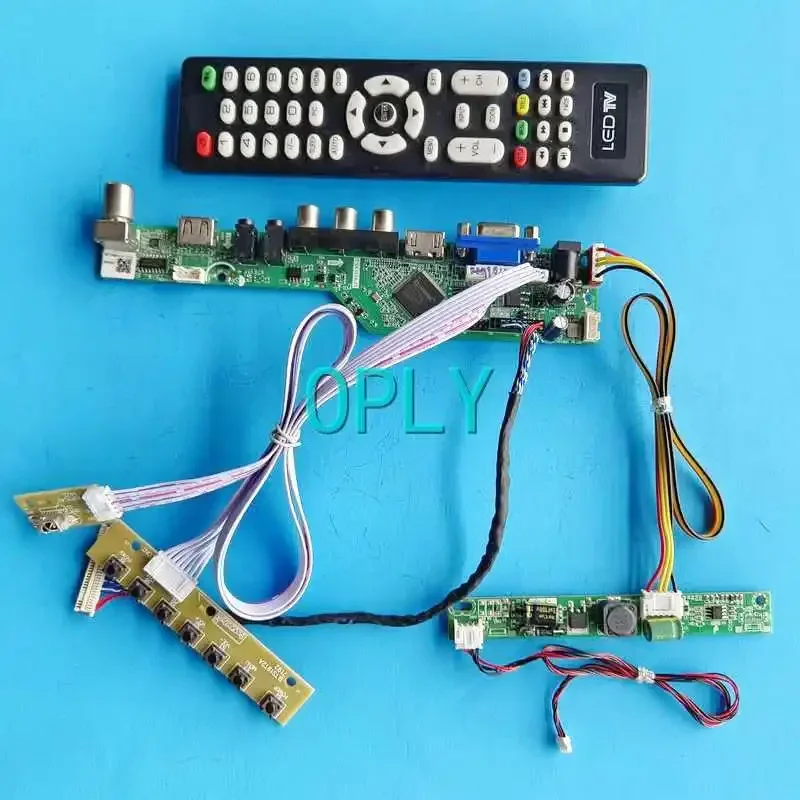 LCD Matrix Analog TV Controller Board For M215HW01 M215HW02 M215HW03 USB VGA AV 1920*1080 HDMI-Compatible 30 Pin LVDS 21.5