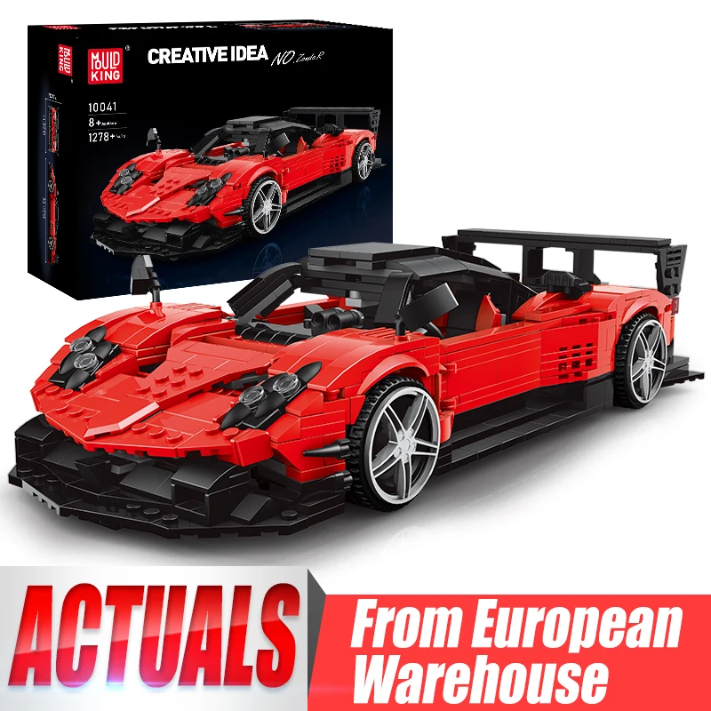 

MOULD KING Technical Pagani Zonda Sport Car Model Building Blocks Assemble Bricks Supercar Toys Collection Gifts For Adult Boys