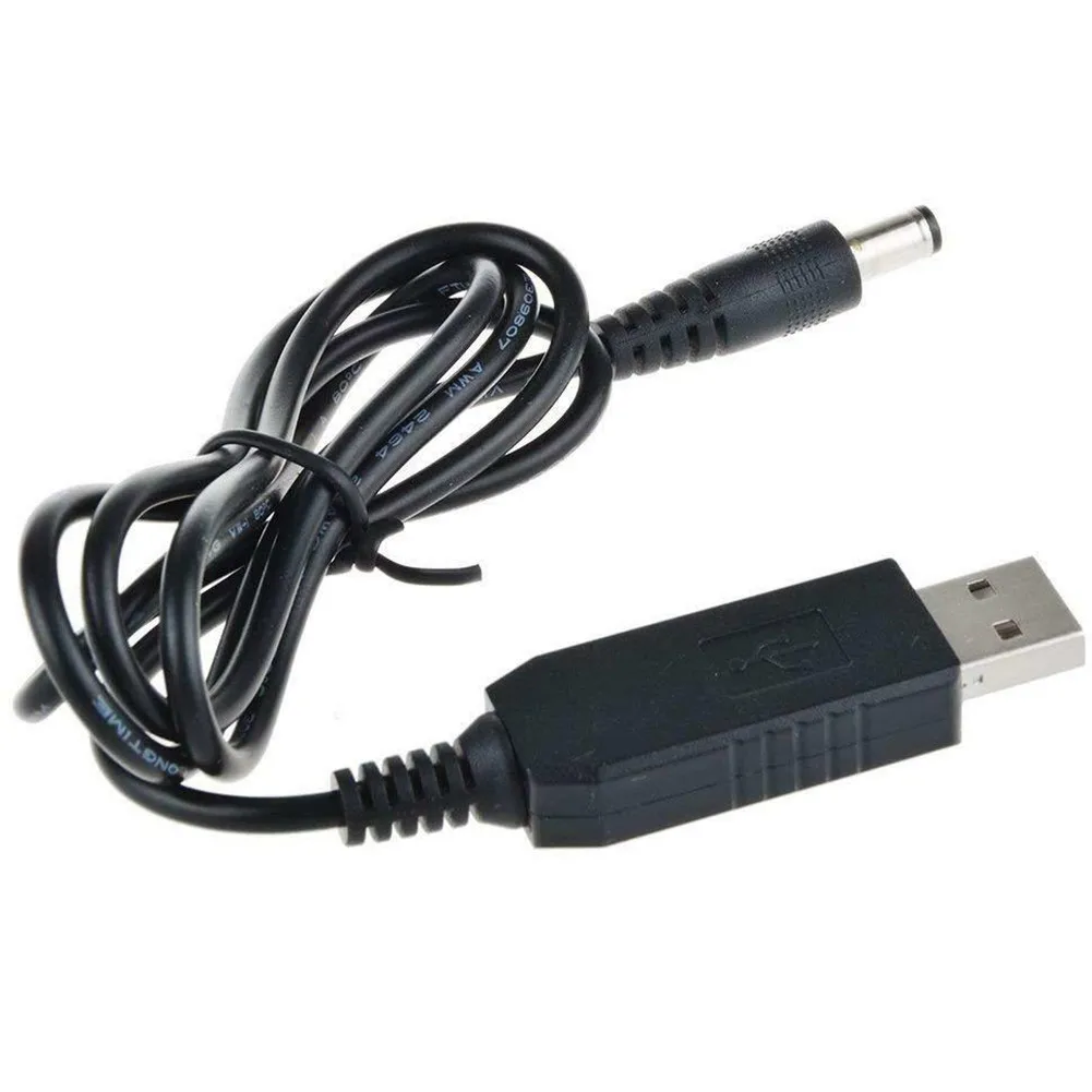 For boost Converter Cable USB 5V to 9V 12V DC Output 5.5x2.1mm for Router Power Bank Car Accessories USB Powered Devices