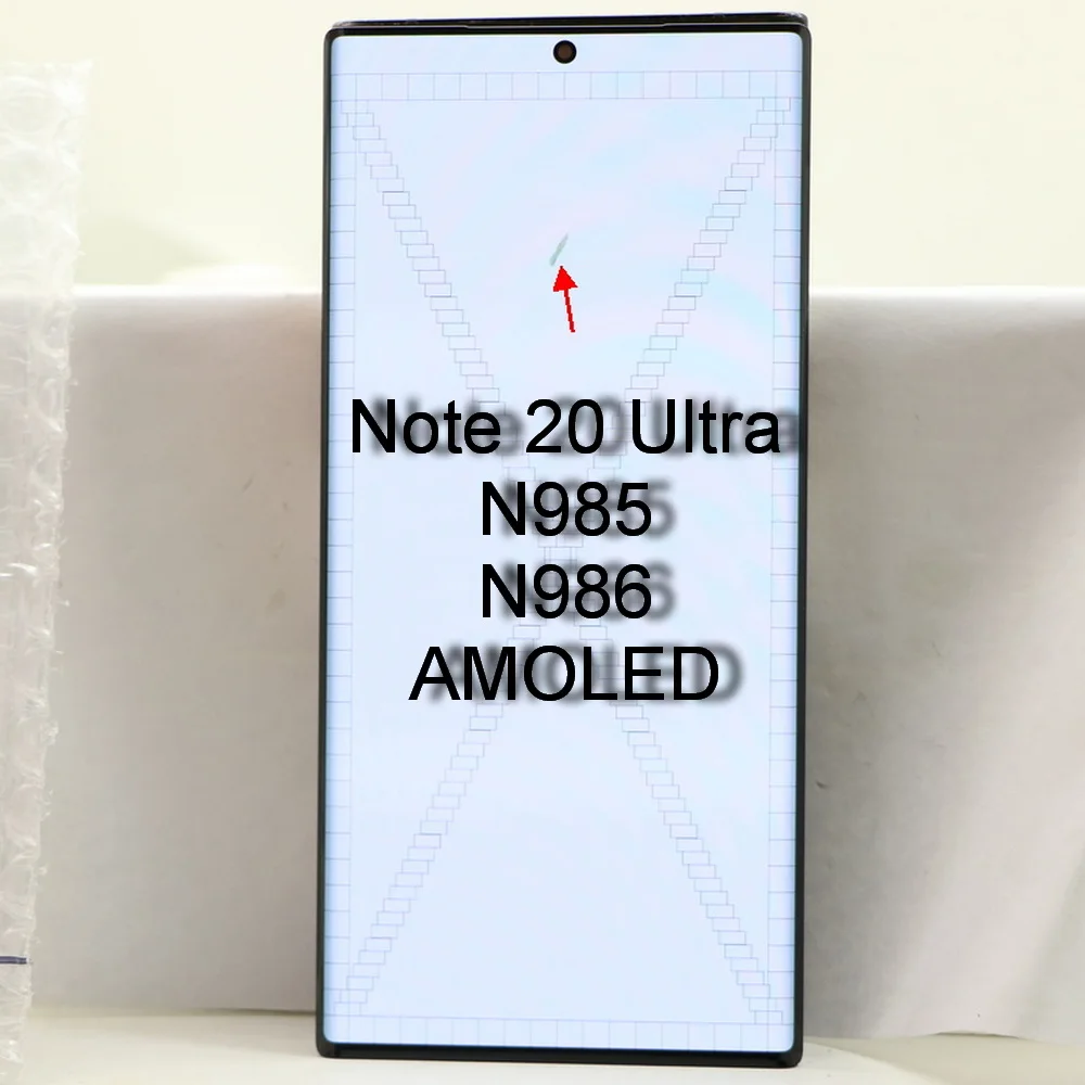 AMOLED LCD Note 20 Ultra For SAMSUNG Galary Note 20 Ultra N985 N986 Disaplay LCD Screen Touch Digitizer Assembly